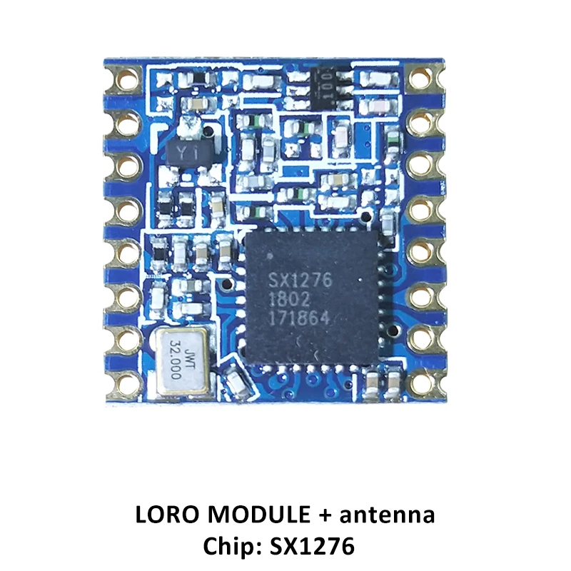 1p 868 МГц Супер низкая мощность RF LoRa модуль SX1276 чип дальней связи приемник и передатчик SPI IOT с антенной