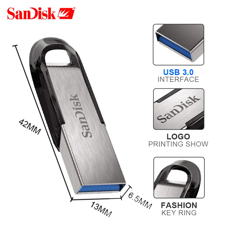 USB флеш накопитель SanDisk CZ73 на 256 ГБ 3 0 16 32 64 128 ГБ|USB флэш-накопители| |