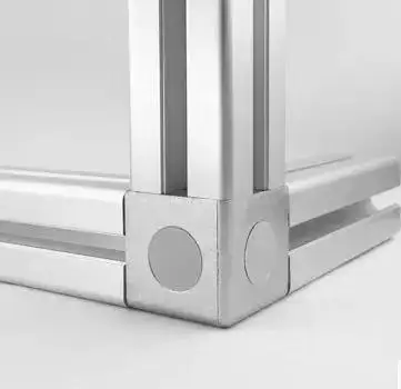 Трехмерный блочный соединитель для алюминиевого профиля винтов и крышек 2/3 через