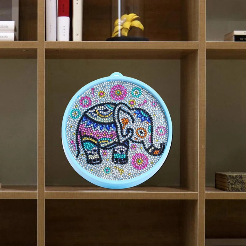 DIY ручной работы Алмазная картина бриллиант в форме светодиодный ночной