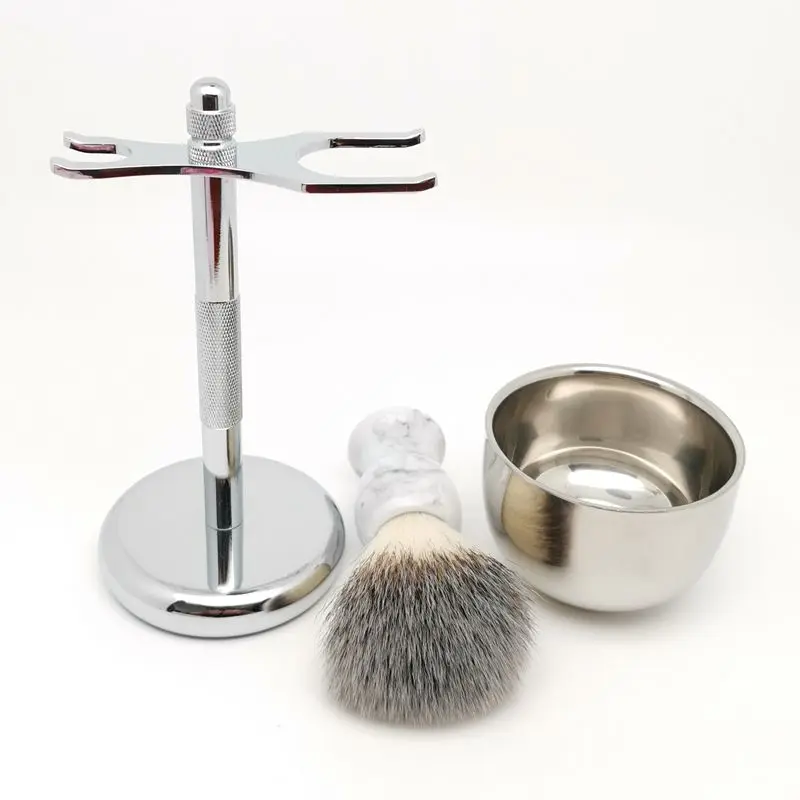 Набор синтетических кистей для бритья TEYO Landscape включает в себя чашу стойку