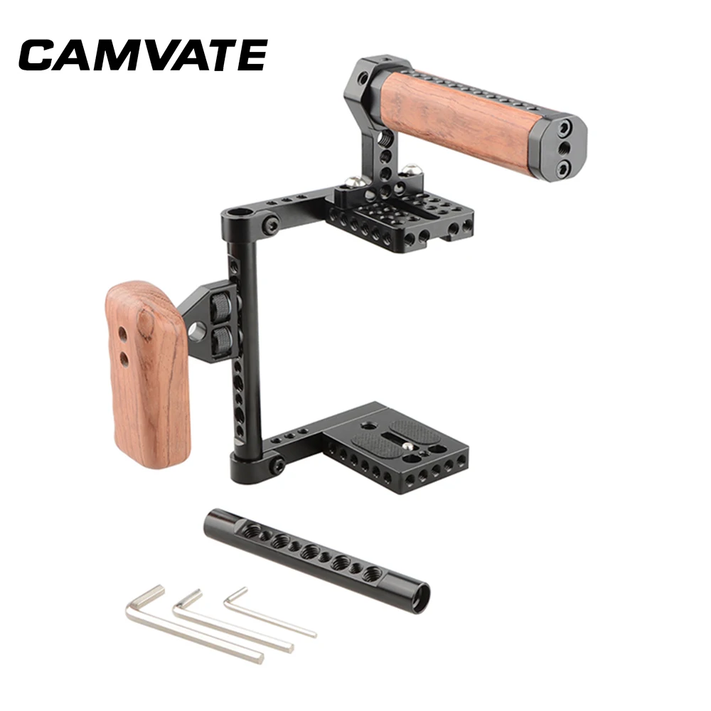 Камера CAMVATE Rig для Canon 60D 70D 7D MarkII 5D MarkIII/760D/D7000 D7100 D7200/GH5/GH4 GH3 GH2/A99 A58 a7 A7II|Аксессуары