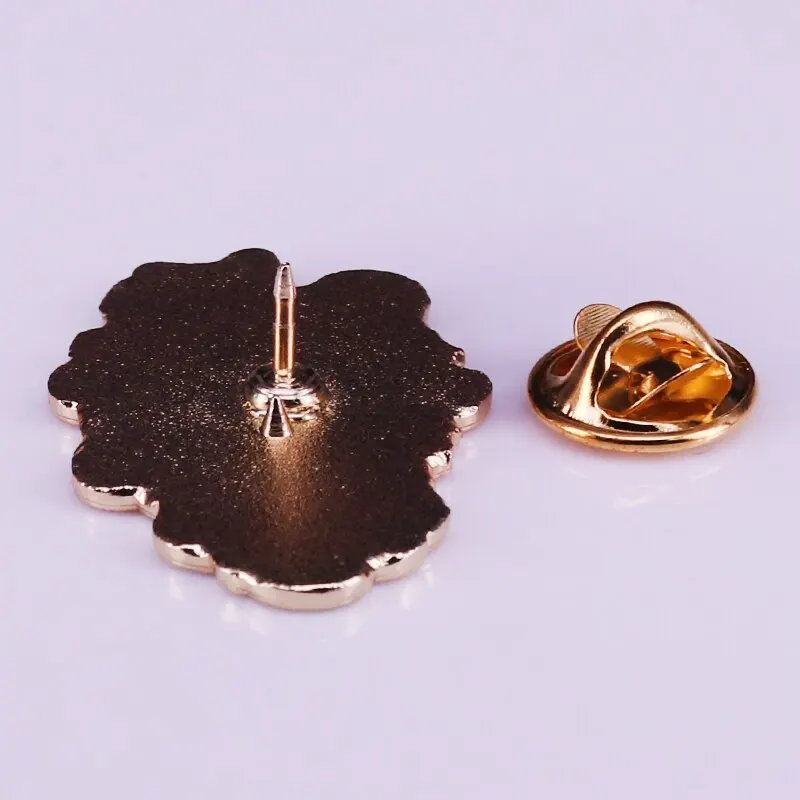 Распродажа жесткая желтая эмалированная булавка для милой девушки волшебные