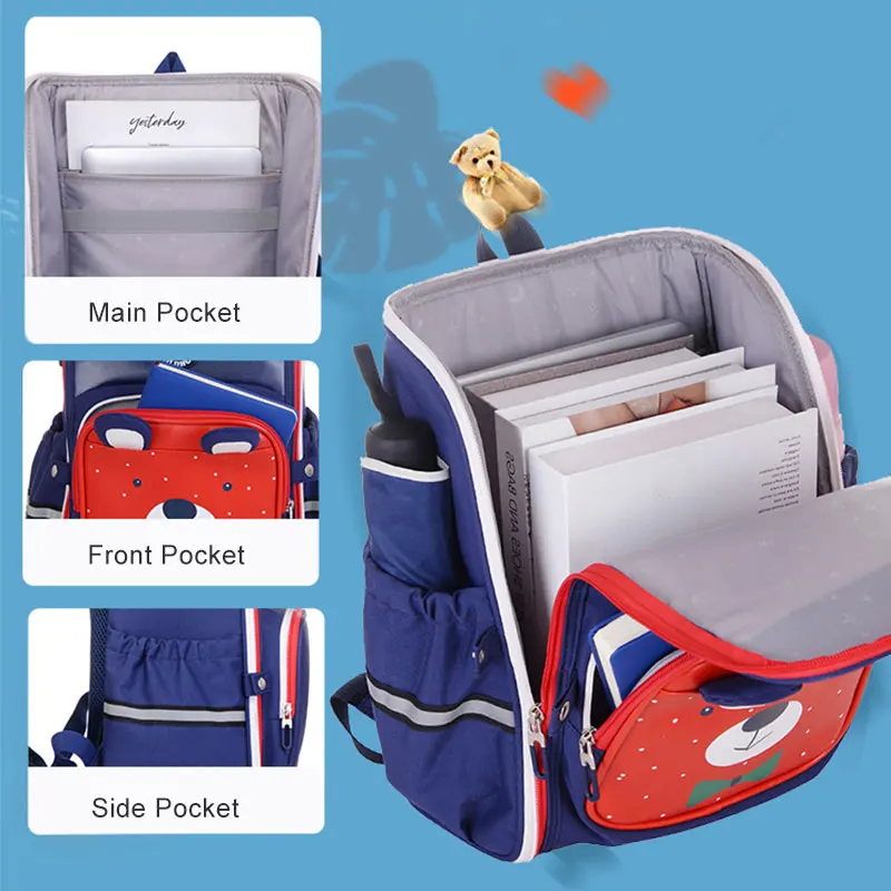 GREATOP милые детские школьные сумки Водонепроницаемые кожаные вместительные все