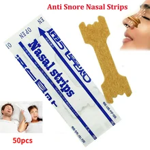 50 Pcs Breathe Nasal Strips Right Way Stop Snoring Anti Snoring Strips Easier Better Breathe Health 