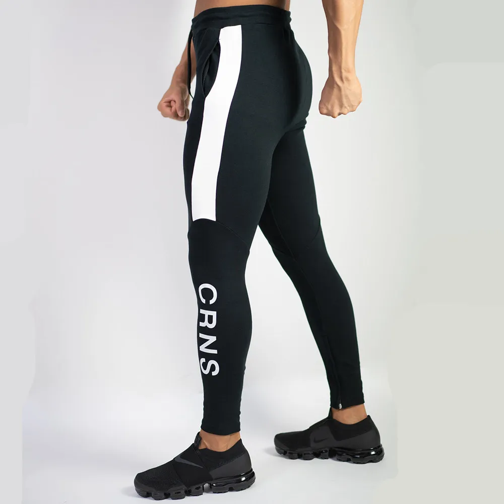 Брюки мужские облегающие повседневные джоггеры тренировочные штаны для