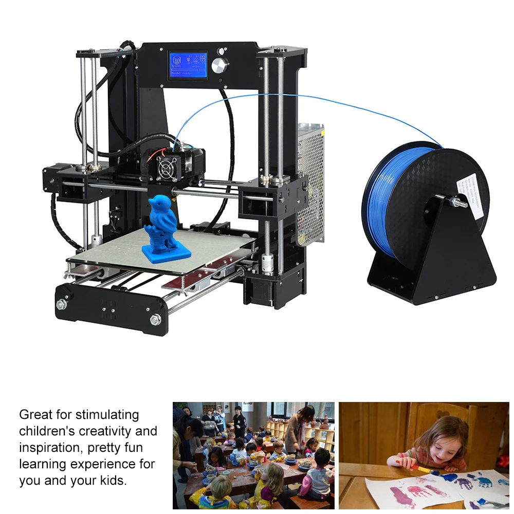 Anet A6 3d принтер наборы Настольный Reprap i3 DIY для самостоятельной сборки ЖК-экран с 16 Гб SD карты печати большой размер 220*220*250 мм