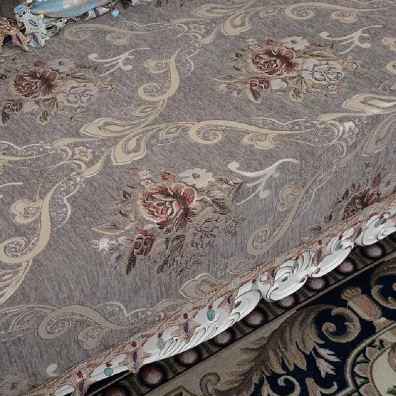 1 шт. Роскошный чехол для дивана в европейском стиле синее мягкое полотенце