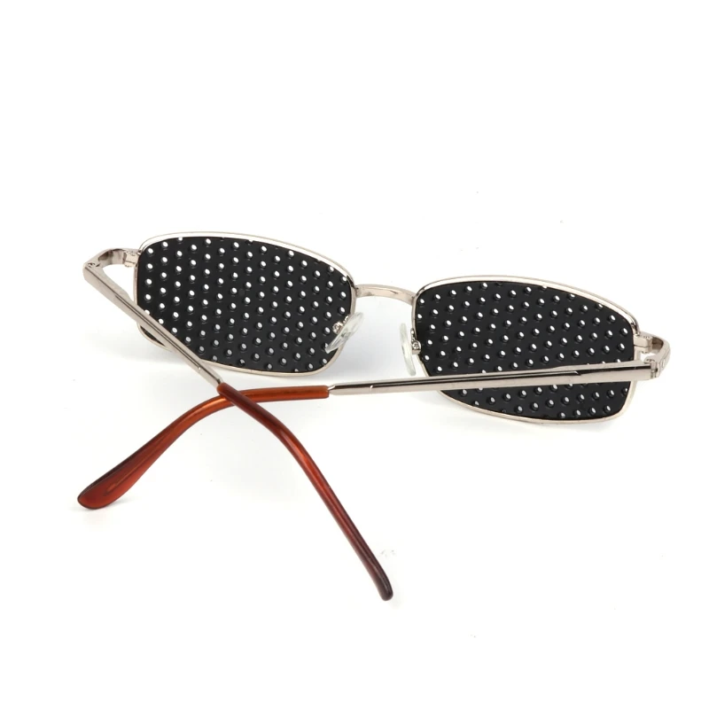 Металлические очки с отверстиями для тренировки улучшение зрения тренировка |