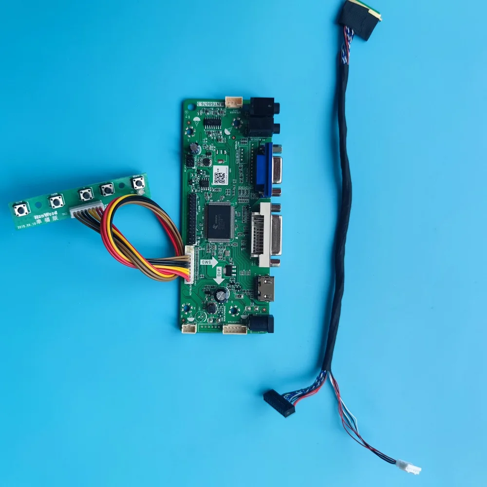 Комплект для LTN101NT02 Monitor M.N68676 панель экрана VGA DVI LED DIY 1024X600 10 1 &quot плата контроллера