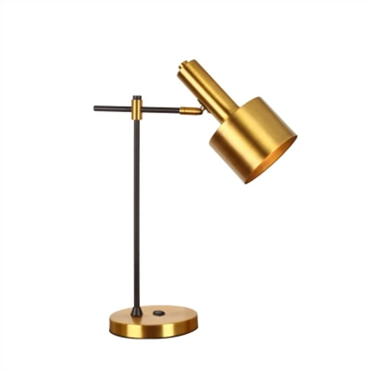 

Modern Simple Model Room Apartment Desk Lamp Household Living Room Bedroom Bedside Show Hall Metal Nordic Desk Lamp luminaria