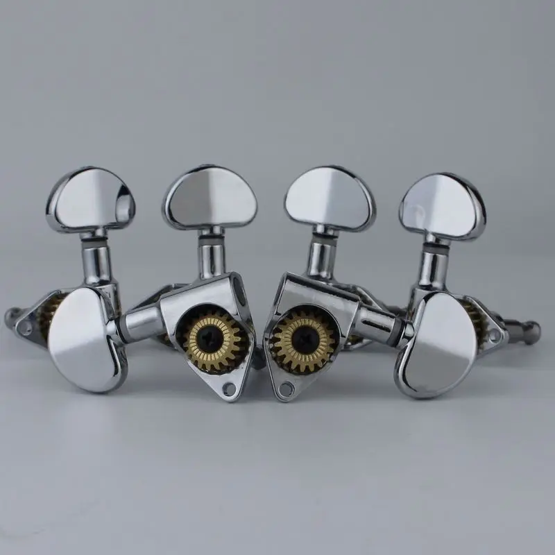 Хромовая гитара 3R3L с головками тюнеры открытая шестерня JO 03|Детали и аксессуары