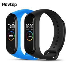 Rovtop M4 смарт-браслет 4 фитнес-трекер часы спортивный браслет сердечный ритм кровяное давление монитор смарт-ленты здоровье браслет Rovtop M4 смарт-браслет 4 фитнес-трекер часы спортивный браслет сердечный ритм кровяное давление монитор смарт-ленты здоровье браслет