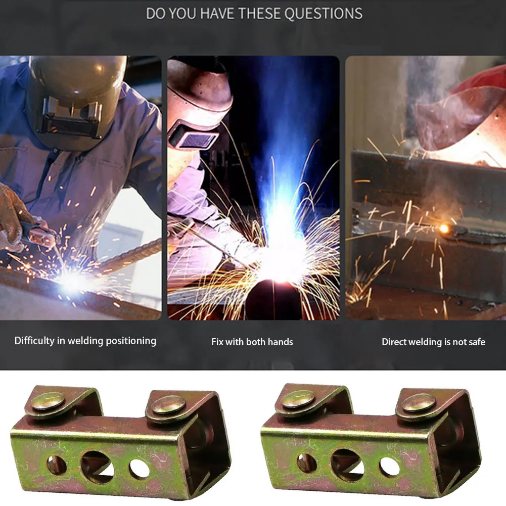 

4PCS Magnetic Bottom Welding Clamps Soldadora V-Type Fixture Clamp Stainless Steel Tools Tab Hand Tool Soldering Iron Kit