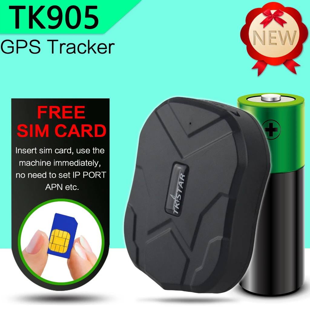 GPS трекер Автомобильный TK905 5000 мАч 90 дней в режиме ожидания|GPS-трекеры| |