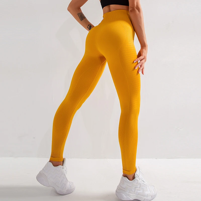 

SALSPOR Women Push Up Fitness Seamless Leggings Women Quick Dry Workout Leggins Female Solid Color Slim Bodybuilding Legging