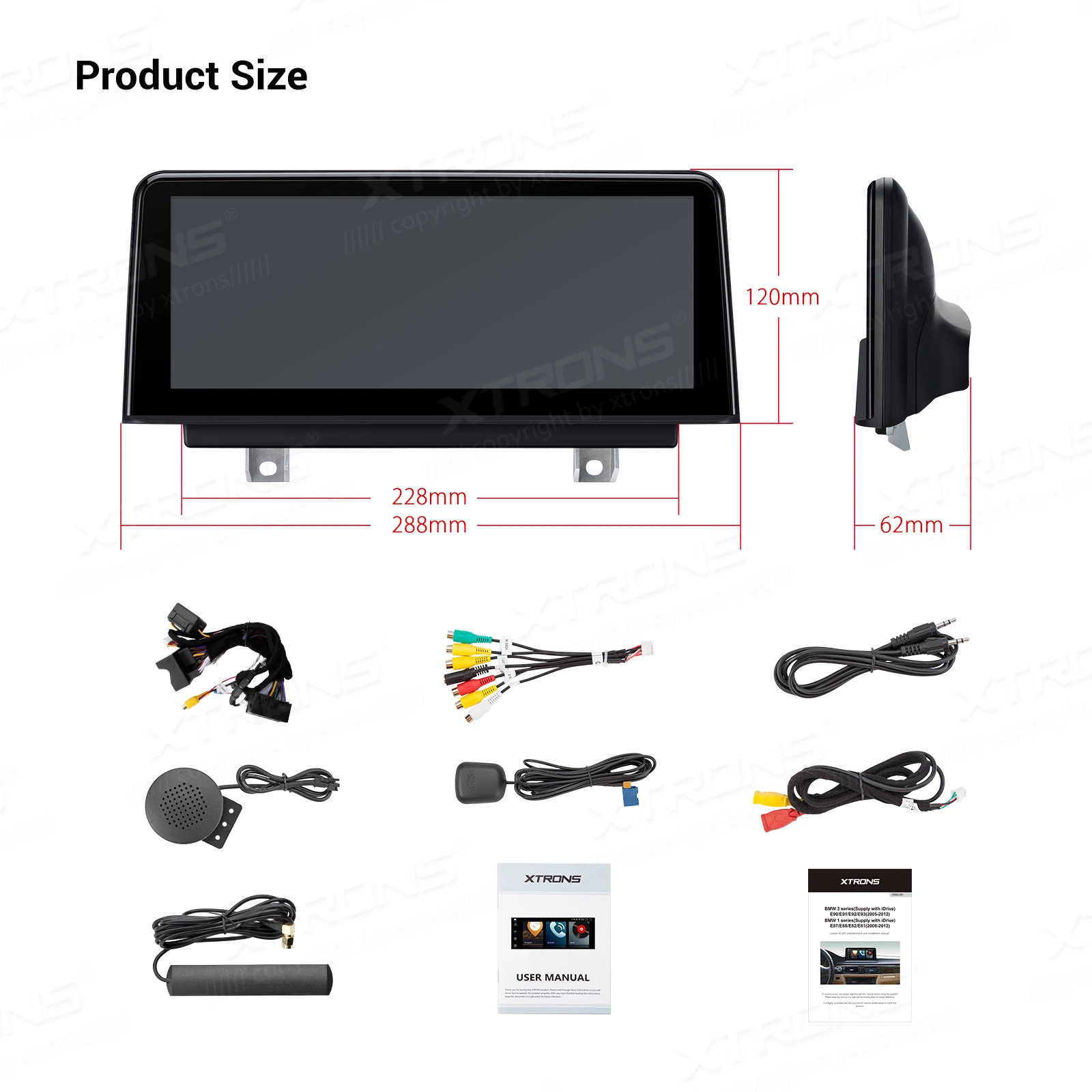 XTRONS Qualcomm Snapdragon 10 25 ''IPS Android 0 Автомобильный мультимедийный GPS 4G для BMW 3 серии F30 F31