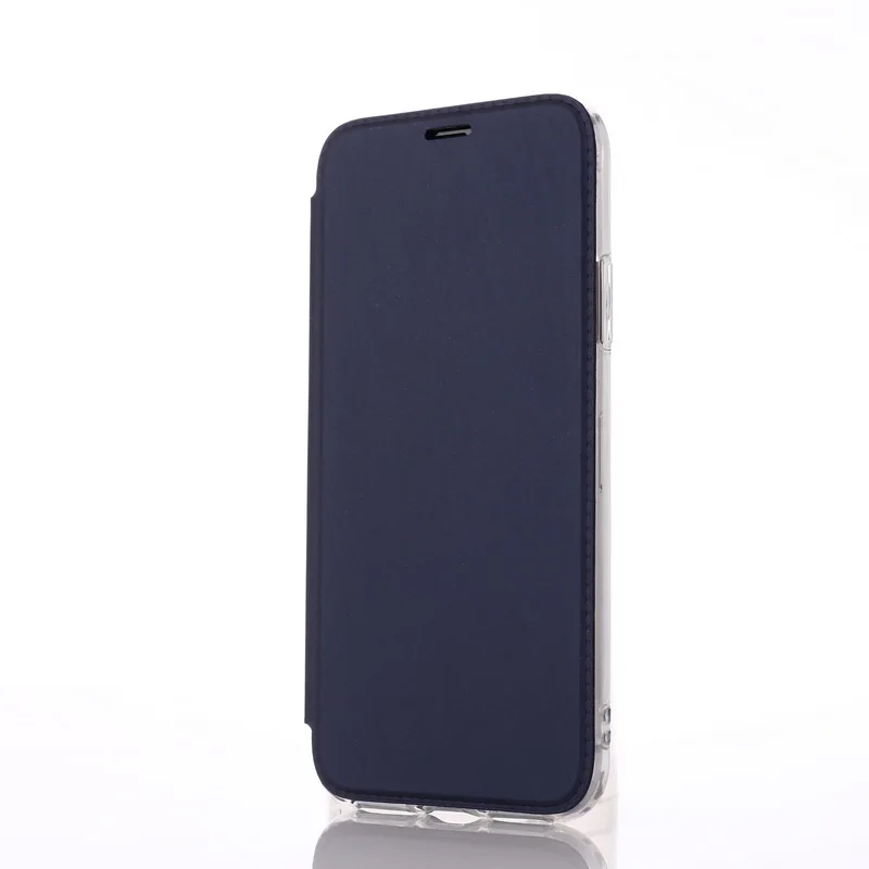 Ультратонкий Флип кожаный зеркальный чехол для Funda iPhone XR X XS Max 7 8 Plus 7plus 8plus 6 6s sPlus чехол прозрачная задняя крышка