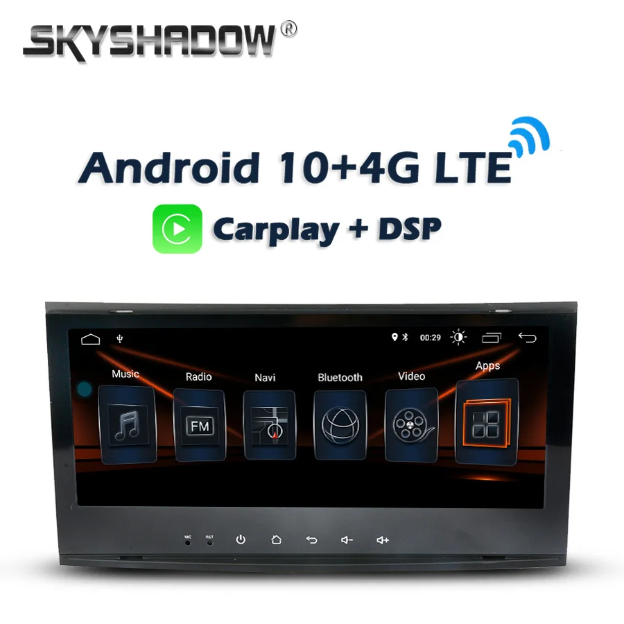 Carplay 8 &quotIPS Android 10 0 32 Гб 64 ГБ Автомобильный dvd плеер GPS WIFI Bluetooth радио для VW Touareg T5 Multivan
