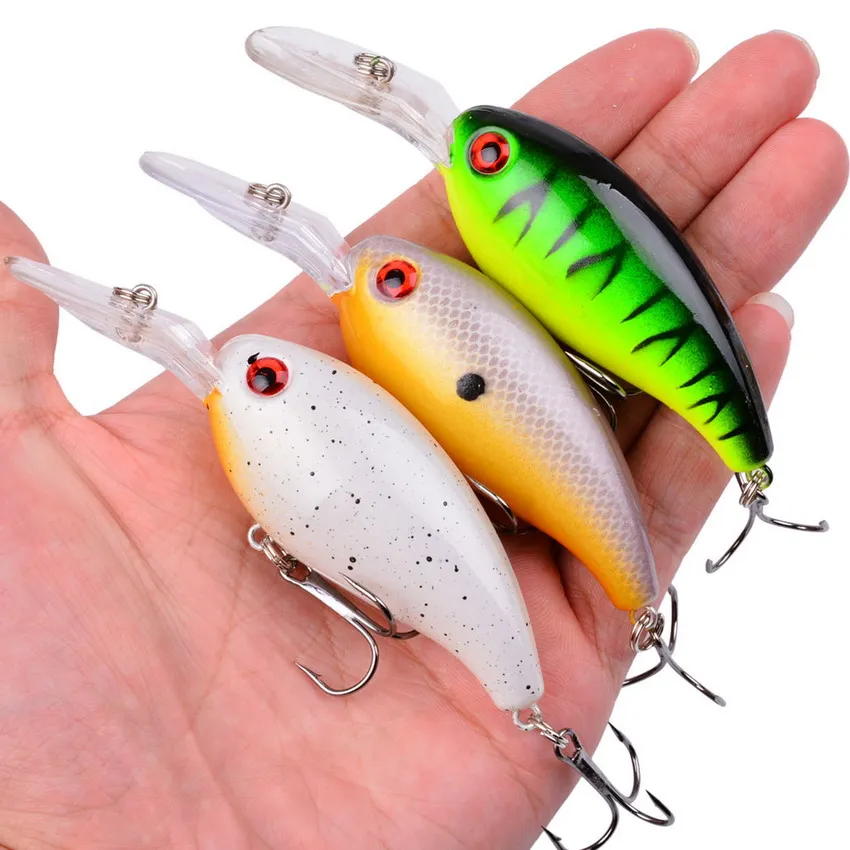 

1Pcs Crank Fishing Lure Bait Wobbler 14g 10cm Minnow Isca Artificial Lures Crankbait Leurre de Bass Pike Trolling Pesca Tackle