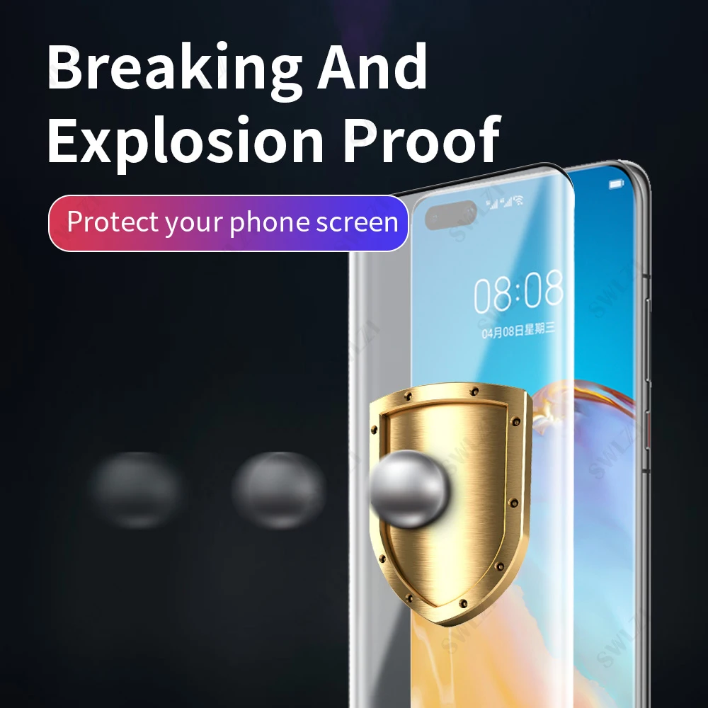 2/1Pcs 9D Glass for Huawei P20 P30 P40 Lite E Tempered Pro Plus Phone Screen Protector Protective Film Smartphone | Мобильные