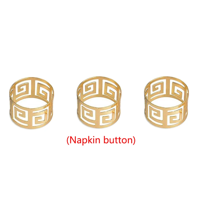 

3 Pieces Napkin Rings, For Western Dinner, 3 Pieces, Party Table Decoration, HYD88, Napkin Holder