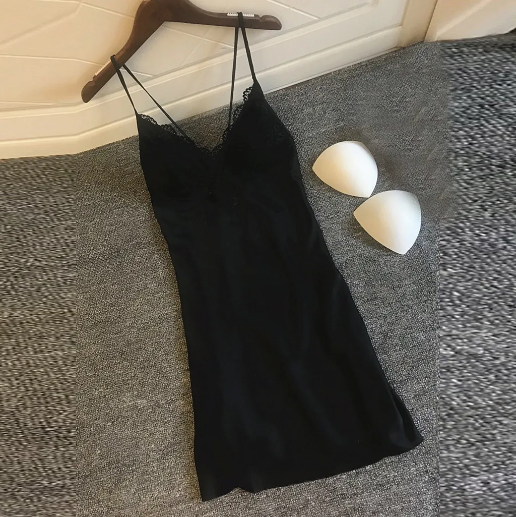 Новинка модное женское кружевное нижнее белье сексуальная ночная рубашка с