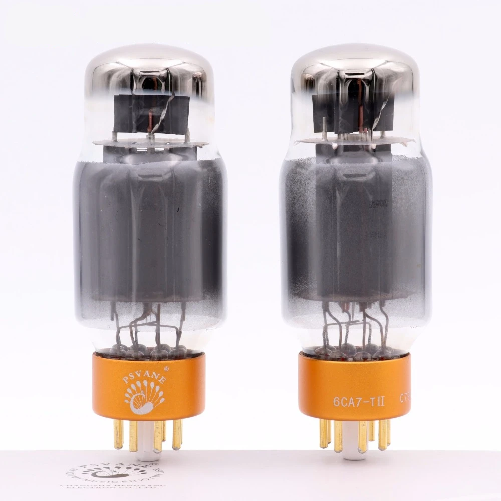 

T-022 PSVANE 6CA7-TII Vacuum Tube Mark II 6CA7 Tube Replace EL34 6L6 6P3P For Hifi Vintage Audio Amplifier DIY New Pair