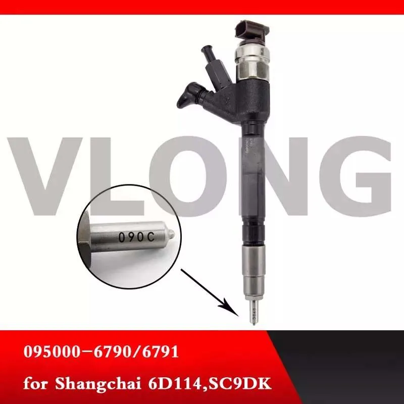 

New Common Rail Fuel Dies/el Injector Assembly 095000-6790 095000-6791 for 6D114 SC9DK