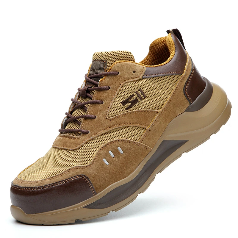 

Мужские модные уличные стальные чехлы на носок защитная обувь для работы на стройке Рабочая платформа защитные ботинки защитная обувь