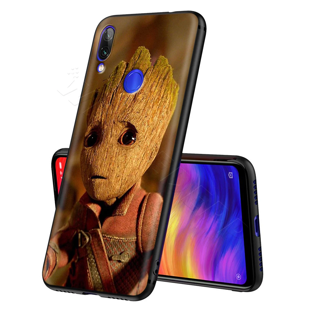 Хранители Groot чехол с принтом Marvel для спортивной камеры Xiao mi Red mi Note 8 mi, возраст 3, 6, 8, 9, A1 A2 A3 8A 6X9 T CC9 Lite SE Pro Max F1 10