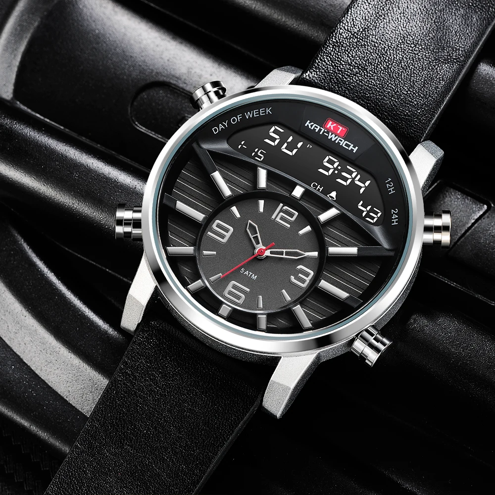 KAT WACH горячая модель продажи электронные часы мужские модные водонепроницаемые