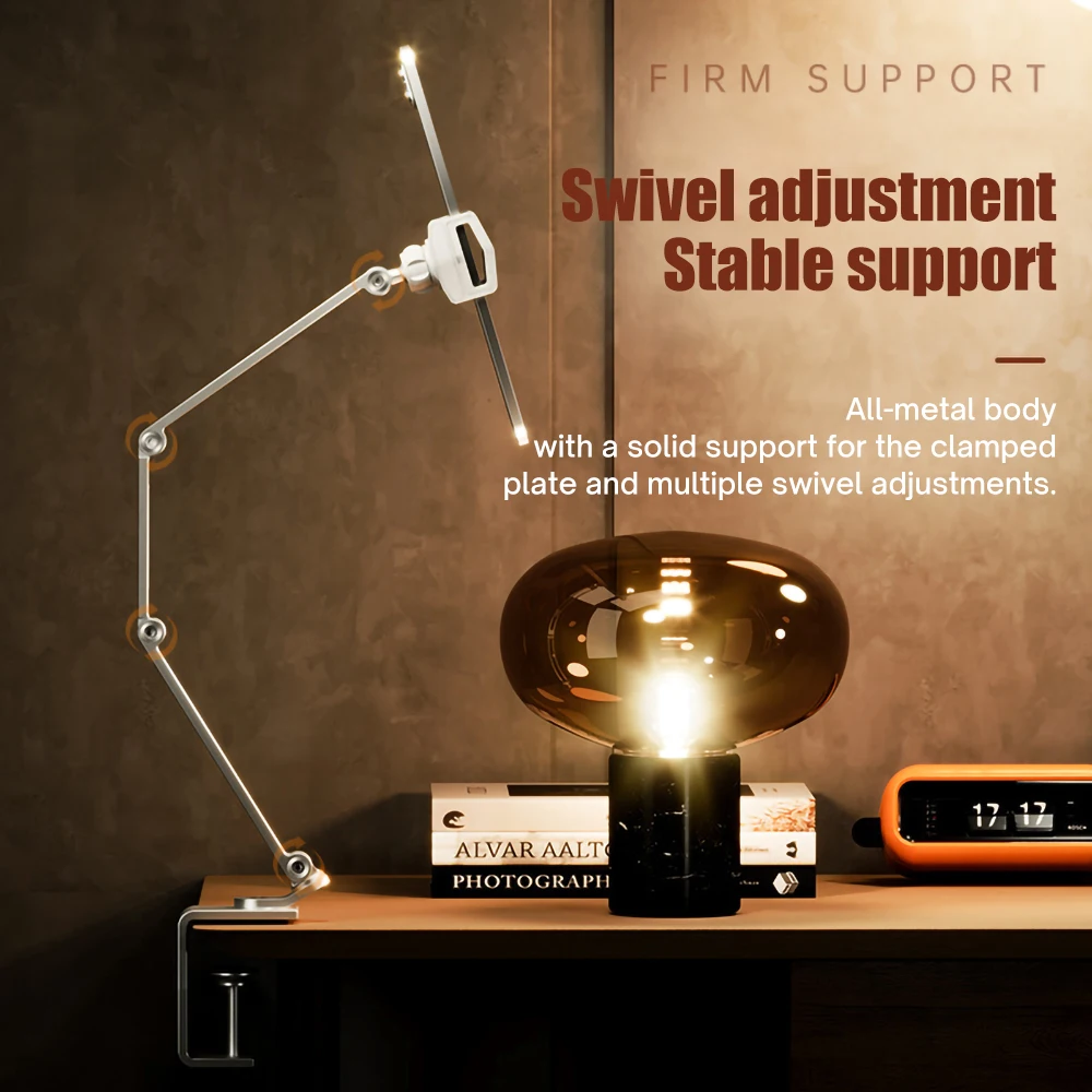 tablet stand for 4inch to 12 9inch aluminum adjustable mobile phones tablets lazy arm bed desk for ipad 11 xiaomi 5 mini 6 free global shipping