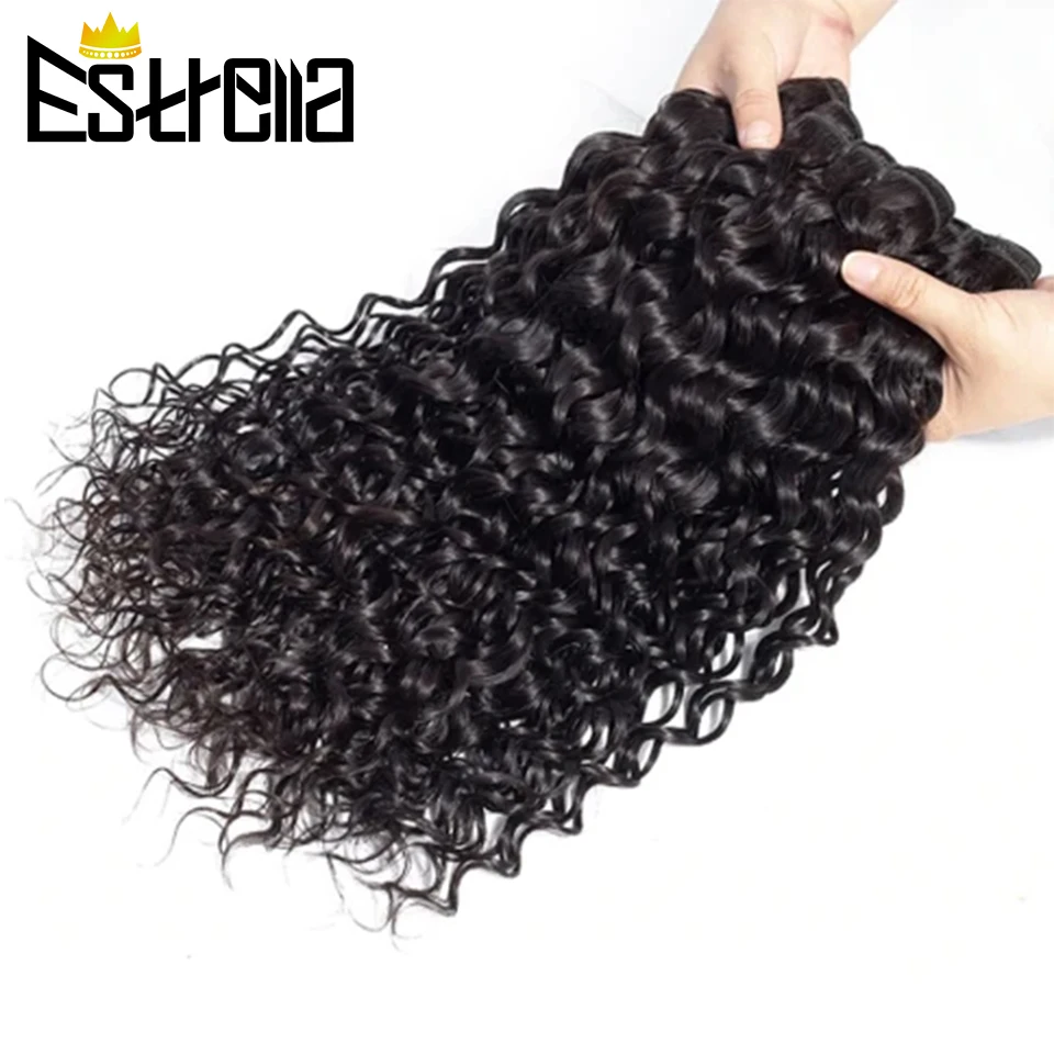 Волнистые пучки волос бразильские пряди 100% натуральные волосы для наращивания