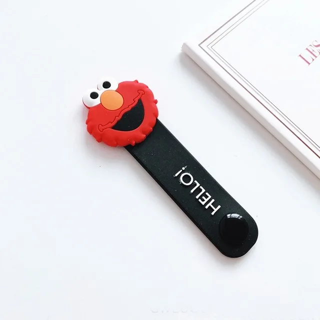 Red Sesame Street Горячий кабель протектор передачи данных Шнур протектор защитный чехол для сматывания кабеля чехол для iPhone зарядный кабель для iPhone xr - Цвет: Red Sesame Street