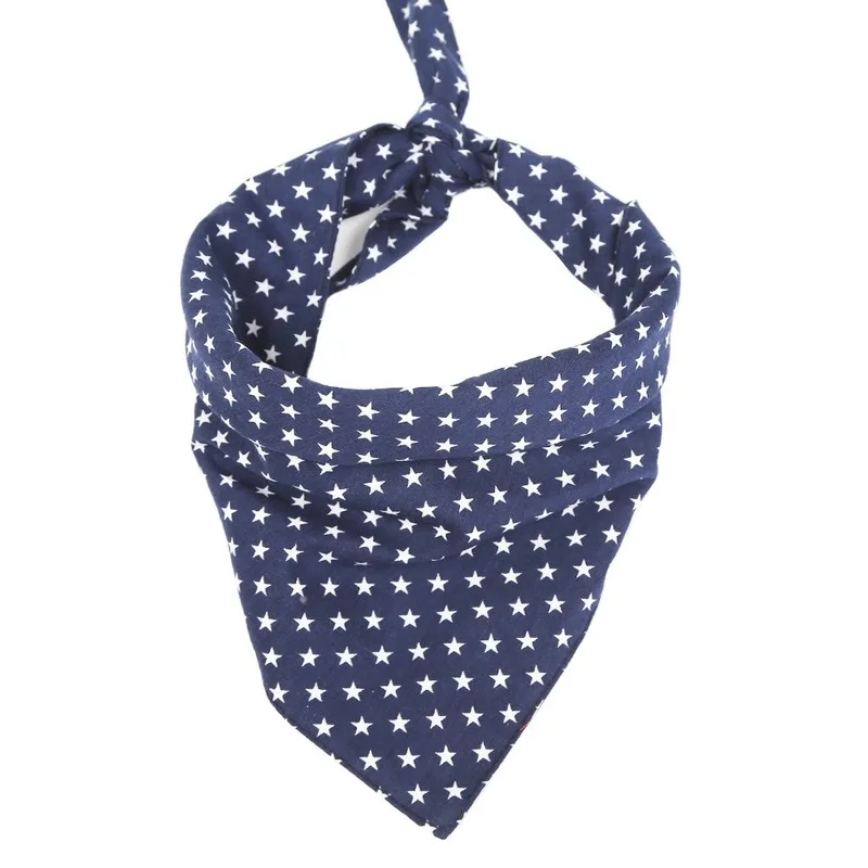 Треугольный шарф для домашних животных Рождественская Снежинка слюнявчик собак