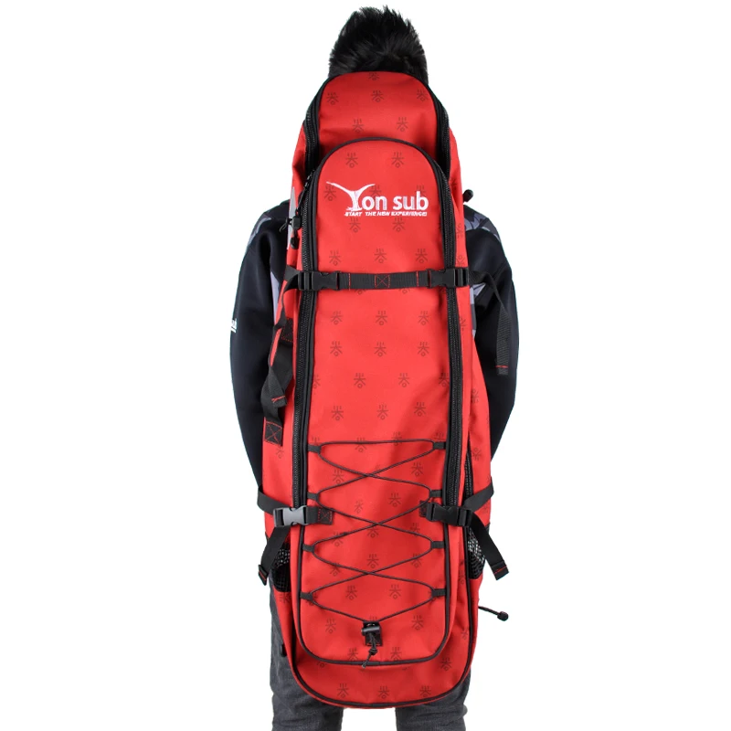 Free Diving Long Fins Bag Flipper Package Easy Carry Storage with Shoulder Strap for Scuba Snorkeling Gear Equipment | Спорт и