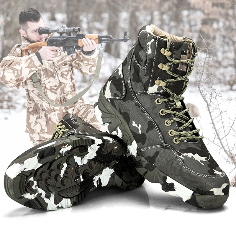 Мужские зимние ботинки милитари камуфляжные армейские 2019|shoes shoes|shoes workshoes desert |