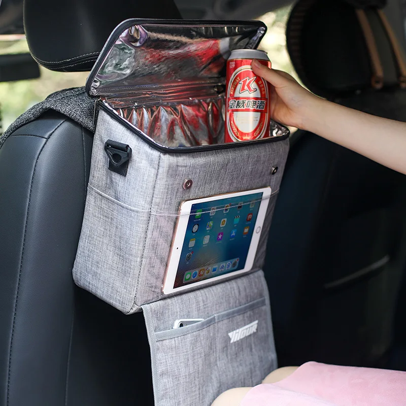 

Большая вместительная сумка-холодильник термо-Ланч-бокс для пикника изолированный мешочек Bento Box дорожная сумка для еды и напитков термопак...