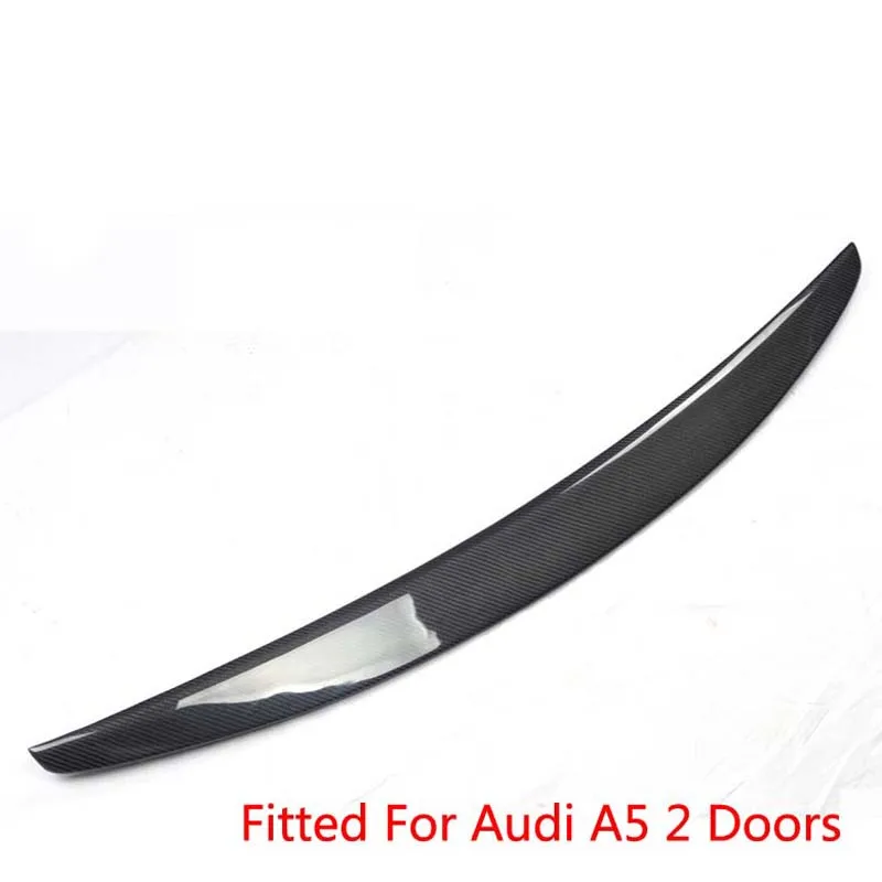 Спортивный качественный волоконный задний спойлер Cabon для багажника бахилы Audi A5 2