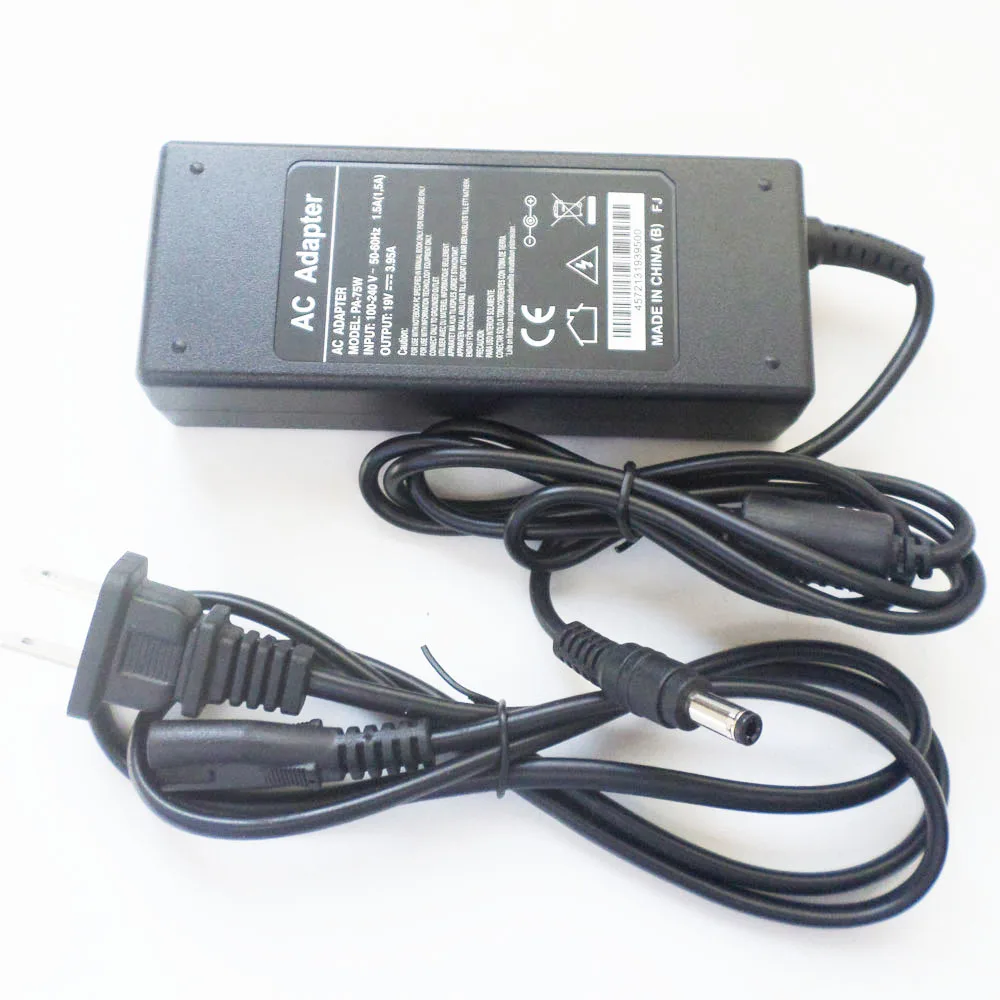 Новый 19V 75W Шнур питания для Toshiba Satellite M901 M902 M903 M904 M905 M906 M907 M911 M915 M916 адаптер