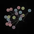 50100 шт.корт. Пришивные булавки для стёганых и лоскутных изделий, цветочные булавки, рукоделие с головкой 10*50 мм