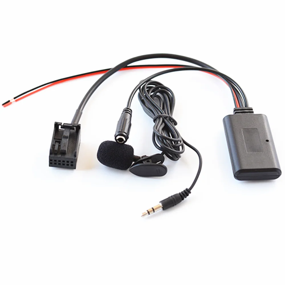 Автомобильный Bluetooth AUX адаптер беспроводной аудио телефонный звонок Hands Free