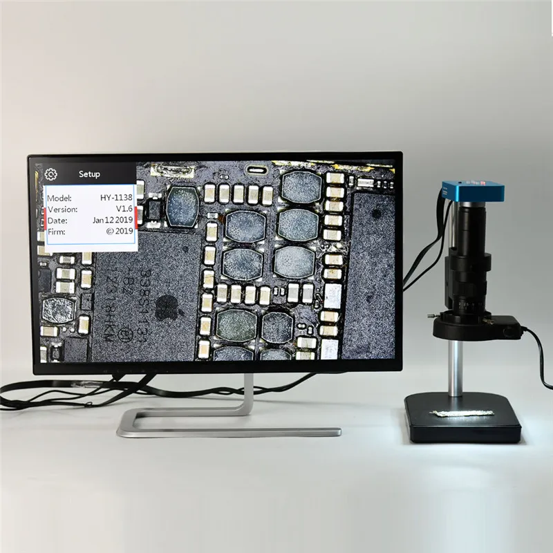 Полный комплект 34MP 2K промышленный паяльный микроскоп камера USB выходы 180X