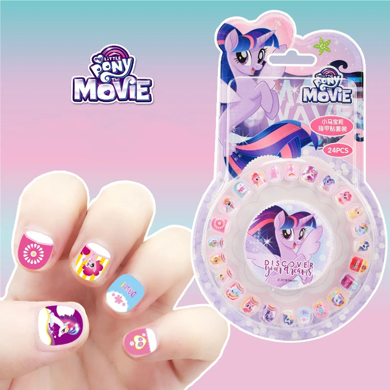 Оригинальная игрушка мой маленький пони наклейки для ногтей единорог