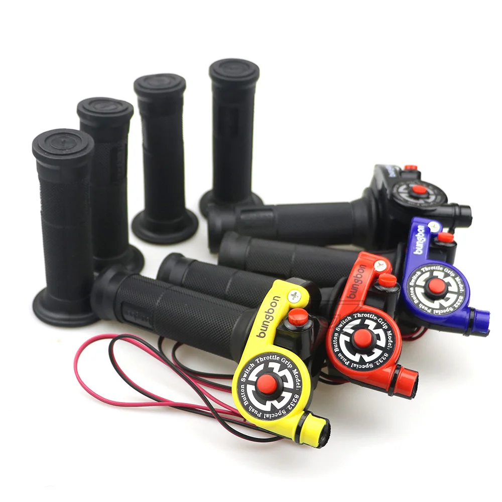 

Motorcycle-Speed-Twister Hand-Grips Twister Dirt-Bike Quick-Throttle Quad-Accessories with On-Off Ignition-Switch Universal