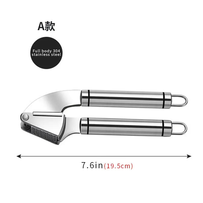 Ручной многофункциональный пресс для чеснока из нержавеющей стали имбиря