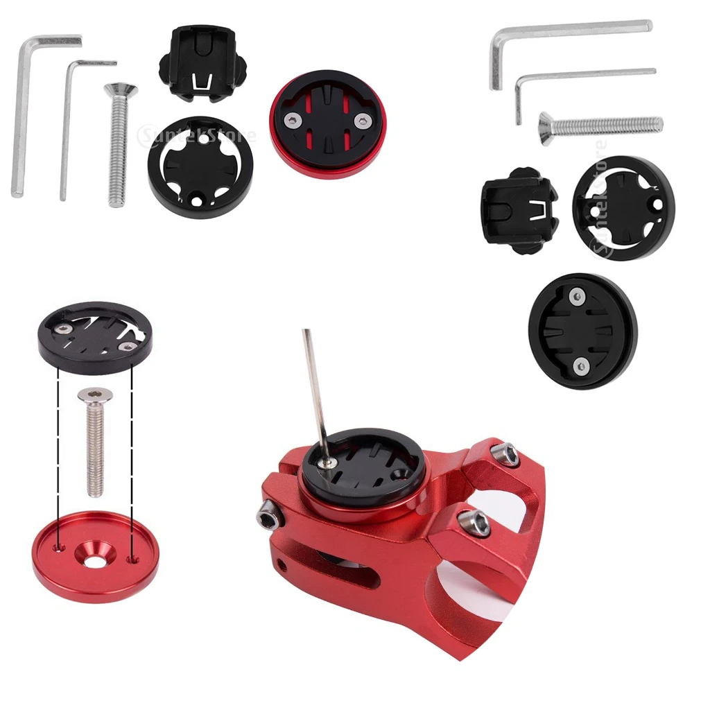 Универсальный Велосипедный вынос руля Топ Кепки крепление компьютера GPS