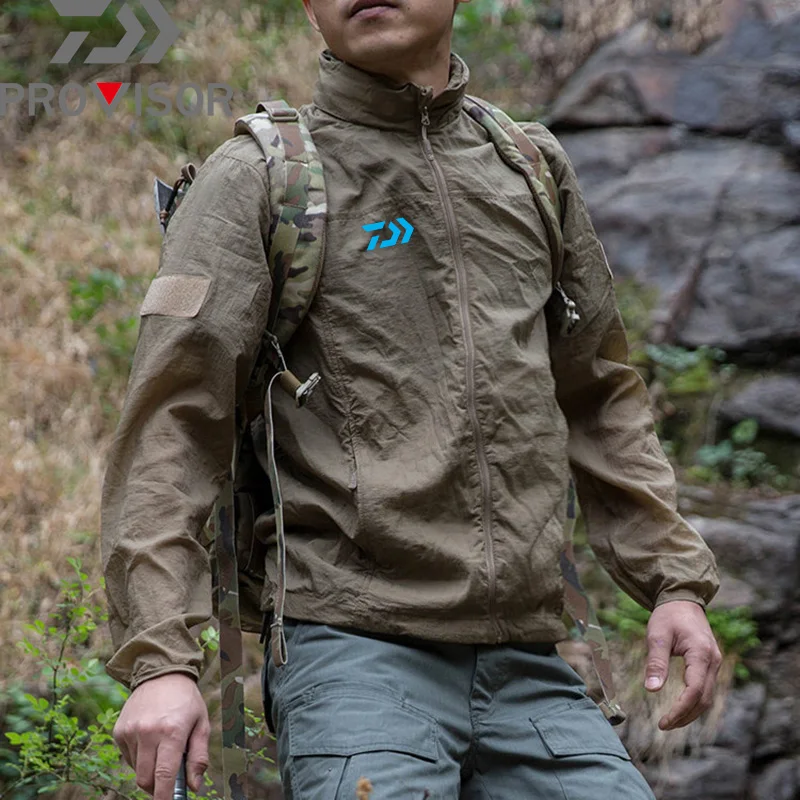 

Daiwa Fishing Breathable Fishing Clothing Waterproof Fishing Shirts Long Sleeve Fishing Jacket Quick Drying Fishing Clothes