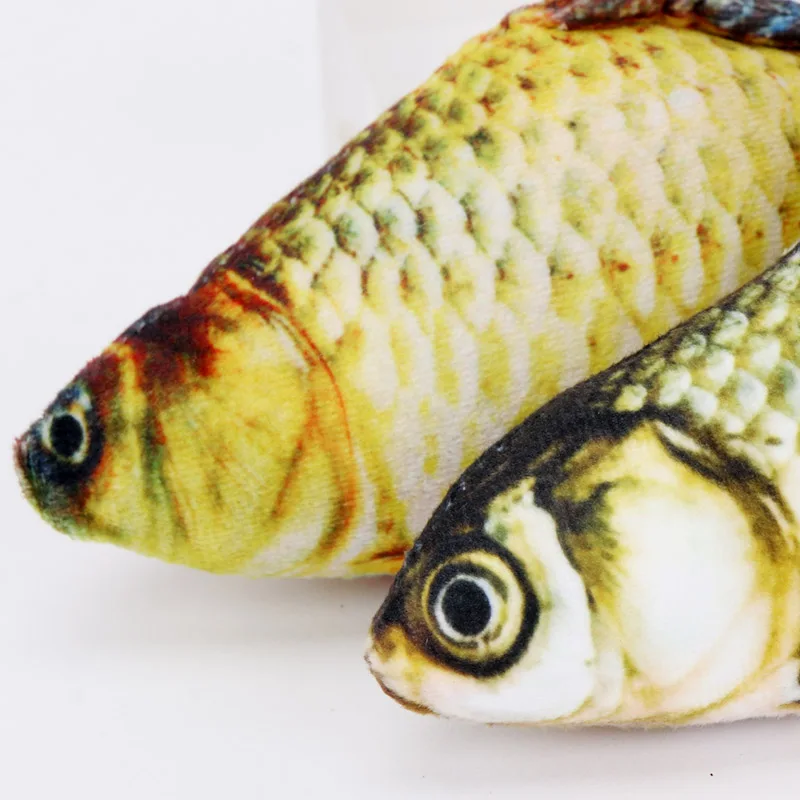 Милый плюшевый креативный 3D Карп Рыба Форма кошка игрушка Моделирование рыбы